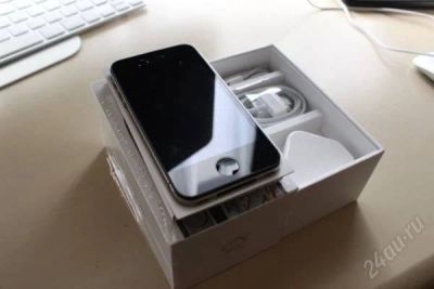 Лот: 2353365. Фото: 1. Iphone 4S 32gb Black Ростест. Смартфоны