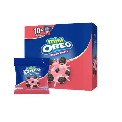 Лот: 20531877. Фото: 1. Печенье Oreo Mini с клубничным... Другое (кондитерские изделия, конфеты)