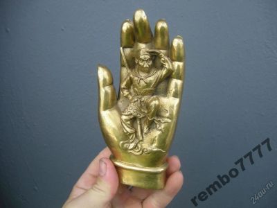 Лот: 5822389. Фото: 1. хануман.бронза .18см.будда.у-шу... Скульптуры