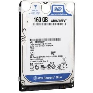 Лот: 5349631. Фото: 1. Жесткий диск WD 2.5" 160Gb SATA. Жёсткие диски (HDD)