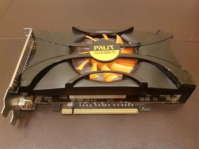 Лот: 11855112. Фото: 1. Видеокарта Palit Geforce GTX550Ti. Видеокарты