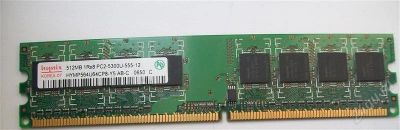 Лот: 1932887. Фото: 1. Hynix DDR2 667 DIMM 512Mb. Оперативная память