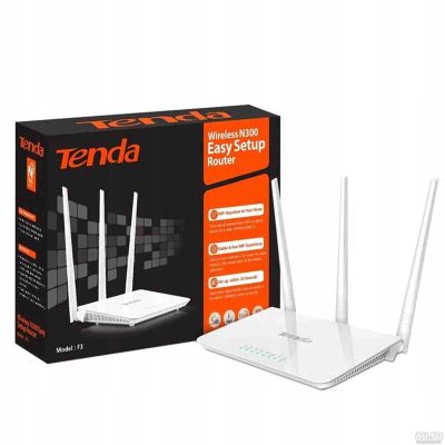 Лот: 15537225. Фото: 1. Wi-Fi роутер Tenda F3 . Новый... Маршрутизаторы (роутеры)