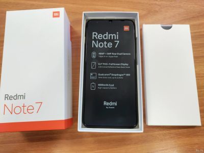 Лот: 13823019. Фото: 1. Xiaomi redmi note 7 (4/64) черный... Смартфоны