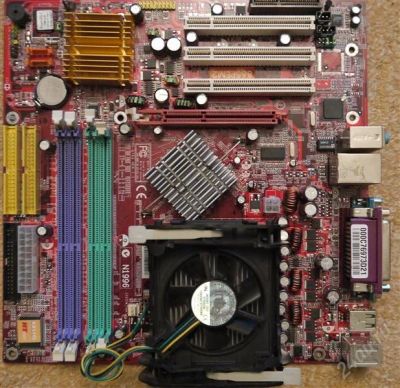 Лот: 993060. Фото: 1. MSI MS-6743 865PEM2-LS Socket478. Материнские платы