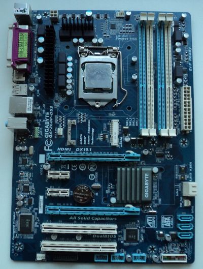 Лот: 15650582. Фото: 1. GigaByte GA-Z68P-DS3 Rev:2.0. Материнские платы