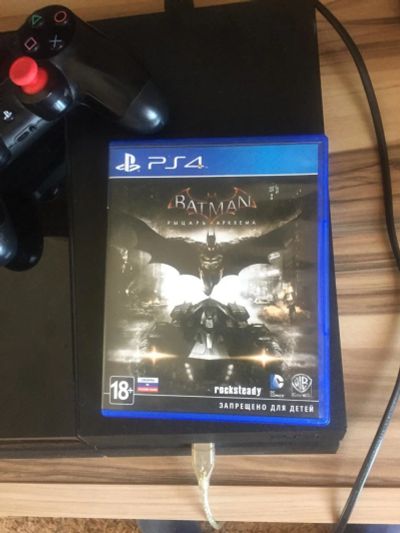 Лот: 10189876. Фото: 1. Batman: Arkham Knight PS4 диск. Игры для консолей