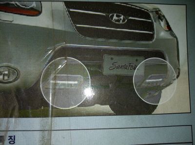Лот: 12626784. Фото: 1. Молдинги переднего бампера Hyundai... Детали тюнинга