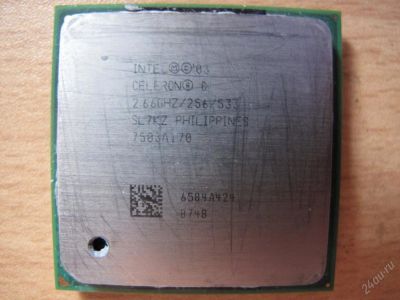 Лот: 109507. Фото: 1. Intel Celeron D 2.66 GHz/ 256... Процессоры