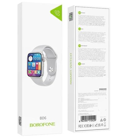 Лот: 25796489. Фото: 1. Смарт часы BOROFONE BD6 Smart... Смарт-часы, фитнес-браслеты, аксессуары