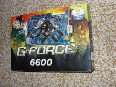 Лот: 258158. Фото: 1. Sparkle NVidia GeForce6600,AGP8x... Видеокарты