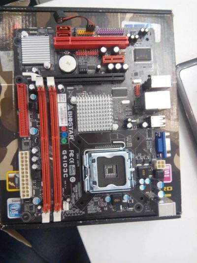 Лот: 11082242. Фото: 1. Материнская плата BioStar LGA775... Материнские платы