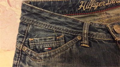 Лот: 9165546. Фото: 1. Джинсы синие Tommy Hilfiger оригинал... Джинсы