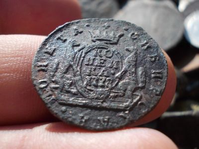Лот: 14547677. Фото: 1. Отличная редкая Сибирская копейка... Россия до 1917 года