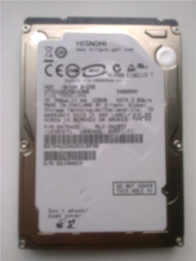 Лот: 7482971. Фото: 1. Диск от ноутбука Hitachi 250GB... Жёсткие диски (HDD)