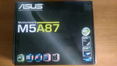 Лот: 11402890. Фото: 1. материнская плата asus m5a87 Неисправно. Материнские платы