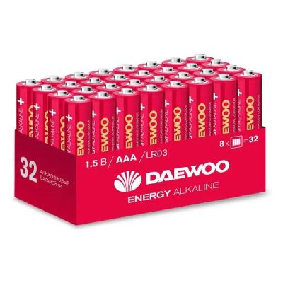 Лот: 24783141. Фото: 1. Батарейки Daewoo Energy Alkaline... Батарейки, аккумуляторы, элементы питания