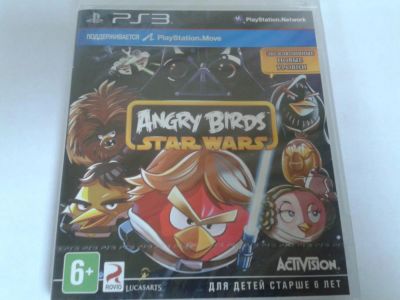Лот: 5041515. Фото: 1. Продам диск Angry Birds Star wars... Игры для консолей