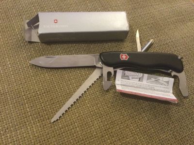 Лот: 17056618. Фото: 1. Нож Victorinox Trailmaster Black... Ножи, топоры