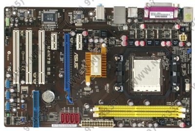 Лот: 3750394. Фото: 1. ASUS M4N78 SE SocketAM2+, nForce720D... Материнские платы