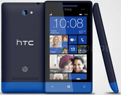 Лот: 3220569. Фото: 1. Смартфон HTC 8S 4" 4Gb Blue 2x1GHz... Смартфоны