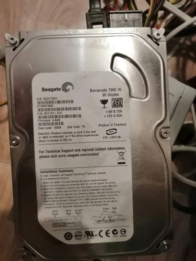 Лот: 15659823. Фото: 1. Жесткий диск 80Gb Seagate. Жёсткие диски (HDD)