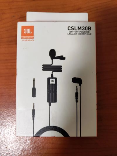 Лот: 21130297. Фото: 1. Проводной микрофон петличка JBL... Динамики, микрофоны