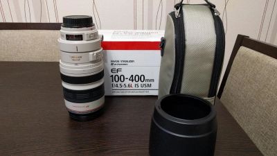 Лот: 10570190. Фото: 1. Объектив Canon EF 100-400mm f... Объективы