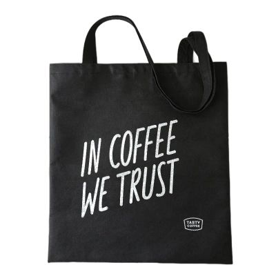 Лот: 22072425. Фото: 1. Сумка-шоппер IN COFFEE WE TRUST. Остальная техника