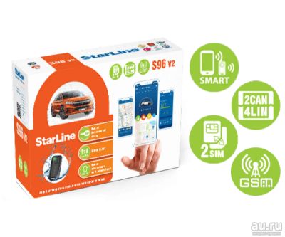 Лот: 14971124. Фото: 1. StarLine S96 v2 2CAN+4LIN 2SIM... Автомобильные сигнализации