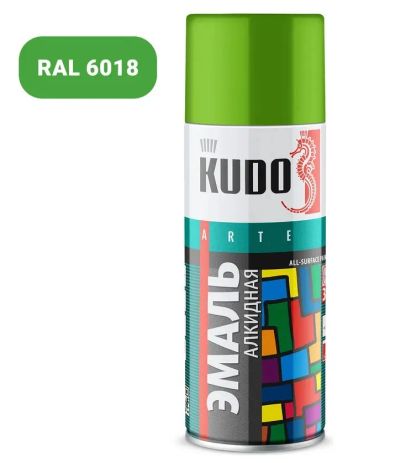 Лот: 17790391. Фото: 1. Краска Kudo 10088 салатовая RAL... Всё для покраски