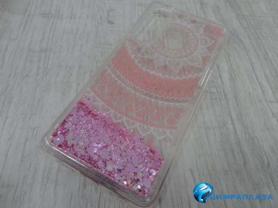 Лот: 15022552. Фото: 1. Чехол пластиковый Huawei P30 блестки... Чехлы, бамперы