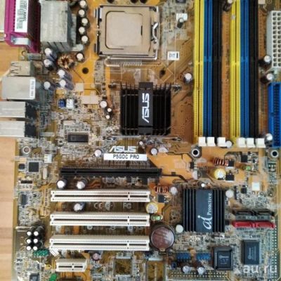 Лот: 13508622. Фото: 1. Материнская плата ASUS P5GDC PRO. Материнские платы