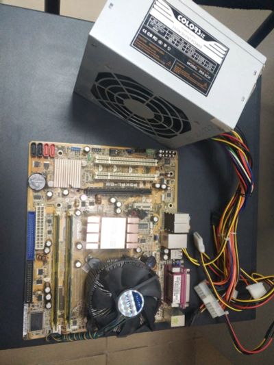 Лот: 17450195. Фото: 1. МП Asus P5kpl-cm/e7500/3gb ddr2... Материнские платы