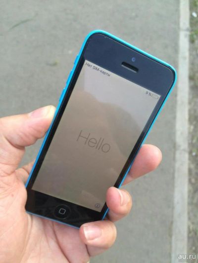 Лот: 7722335. Фото: 1. IPhone 5c Blue 16Gb LTE. Полный... Смартфоны