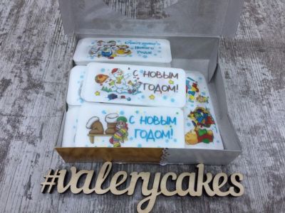 Лот: 8843656. Фото: 1. Вафельные визитки 3*8 см. Другое (кондитерские изделия, конфеты)