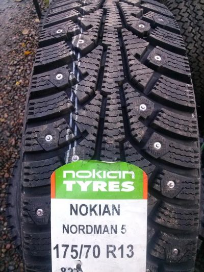 Лот: 4504191. Фото: 1. 175 70r13 Nokian Nordman-5, Новые... Шины