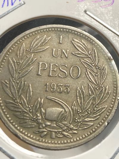 Лот: 19353298. Фото: 1. Чили 1 песо, 1933. Америка