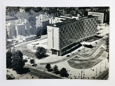 Лот: 23296437. Фото: 1. Познань. Гостиница Меркурий с... Открытки, конверты