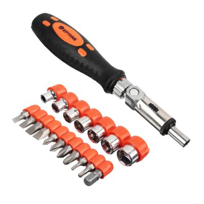 Лот: 25897249. Фото: 1. Набор отверток Ермак 19 предметов... Наборы инструмента