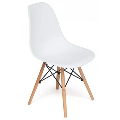 Лот: 12747812. Фото: 1. Стул Eames, белый (2шт). Столы, стулья, обеденные группы