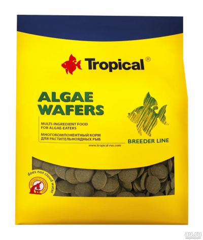 Лот: 17521176. Фото: 1. Корм Tropical Algae Wafers на... Корма