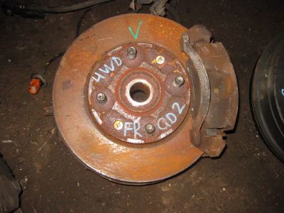 Лот: 20896345. Фото: 1. Ступица Honda Fit GD2 L13A перед... Кузов