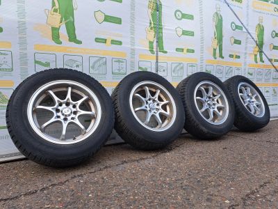 Лот: 25710316. Фото: 1. Комплект Литых дисков GTR Style... Шины на дисках