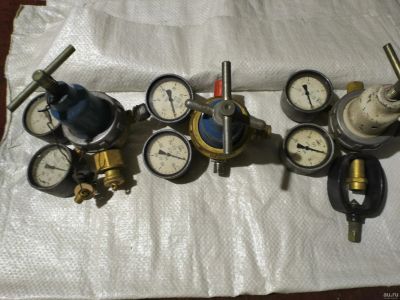 Лот: 17343295. Фото: 1. Редуктора газовые. Редукторы, вентили, манометры
