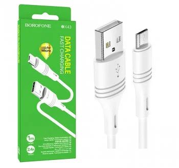 Лот: 17212841. Фото: 1. Кабель USB - MicroUsb Borofone... Дата-кабели, переходники