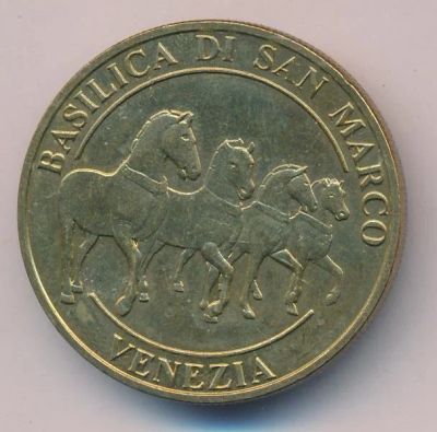 Лот: 16684622. Фото: 1. Италия жетон медаль Венеция Базилика... Памятные медали
