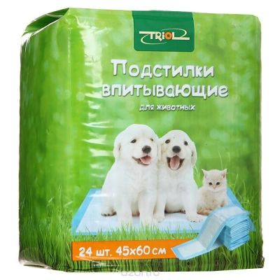 Лот: 15055157. Фото: 1. Пеленки TRIOL (Триол) впитыв.д... Миски, лотки, наполнители