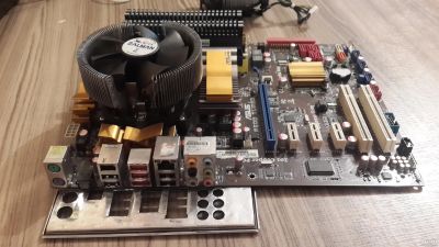 Лот: 13457449. Фото: 1. сокет 775 ASUS P5QD TURBO + память. Материнские платы