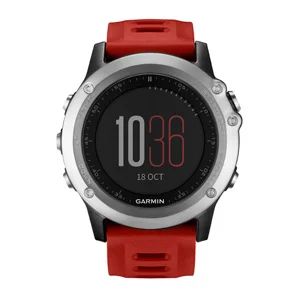 Лот: 6250728. Фото: 1. Garmin Fenix 3 Серебряный с красным... GPS-навигаторы